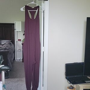 Free People downtime romper vintage wine, xl